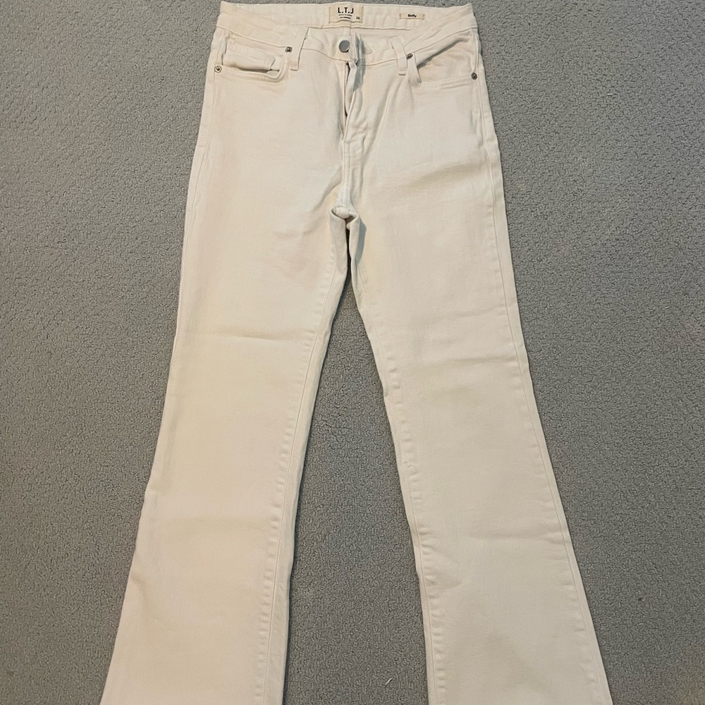 L.T.J. Women's White Jeans